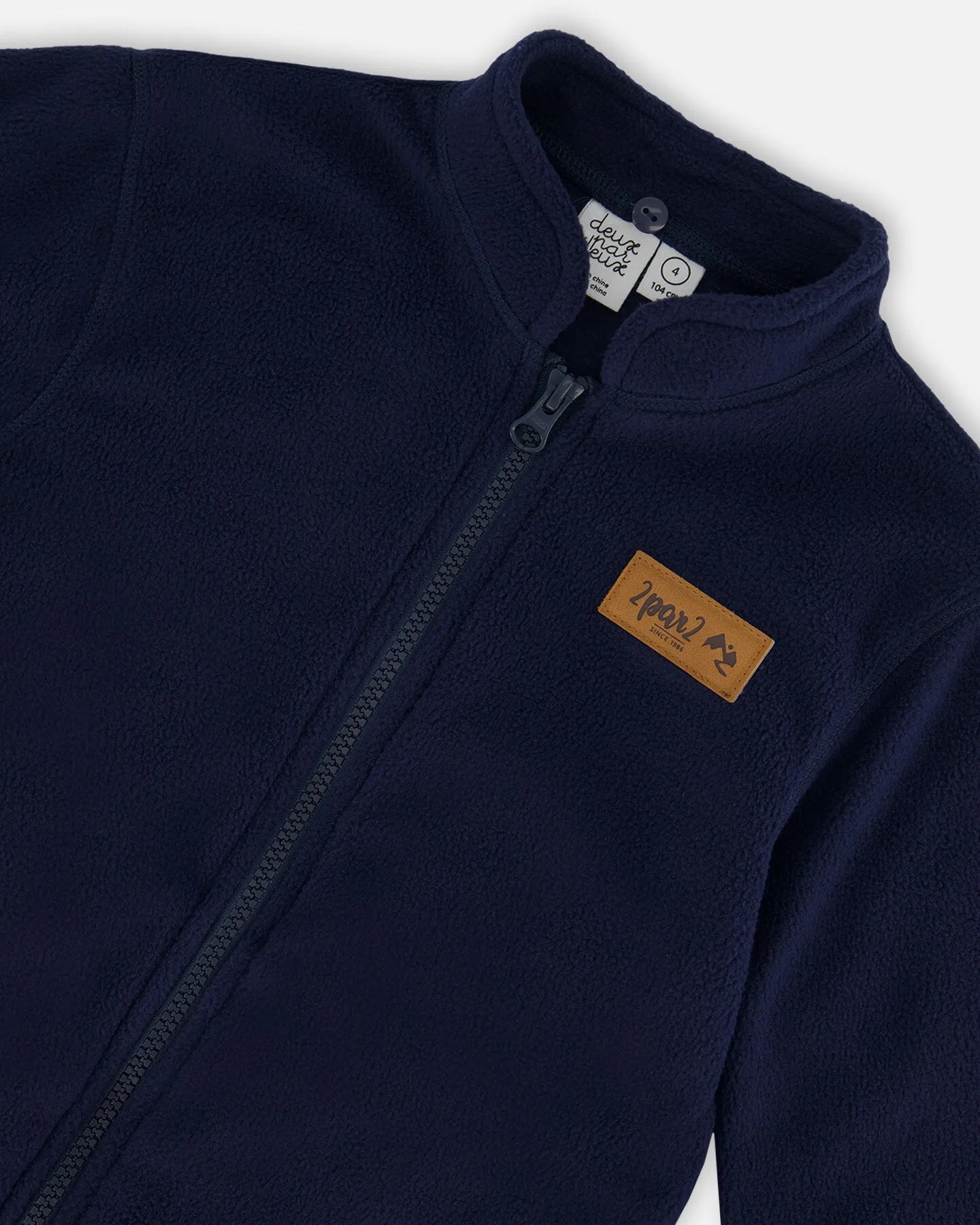 3-In-1 Mid-Season Outerwear Set With Colorblock Jacket Neutral Blue And Navy