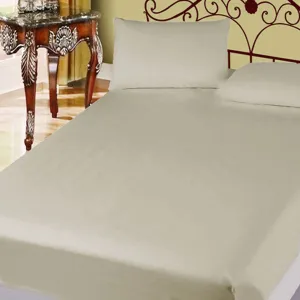 400TC Cotton Percale Combo Set | Super Queen | 50cm Wall | Taupe