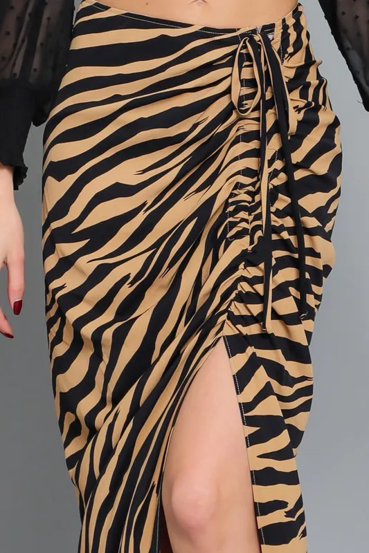 Asymmetrical Midi Skirt
