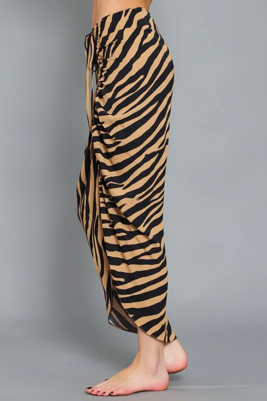Asymmetrical Midi Skirt
