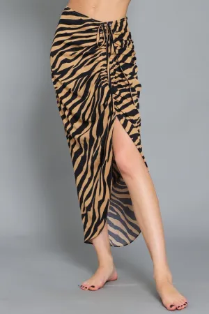 Asymmetrical Midi Skirt