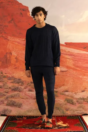 Azure Knitted Jumper