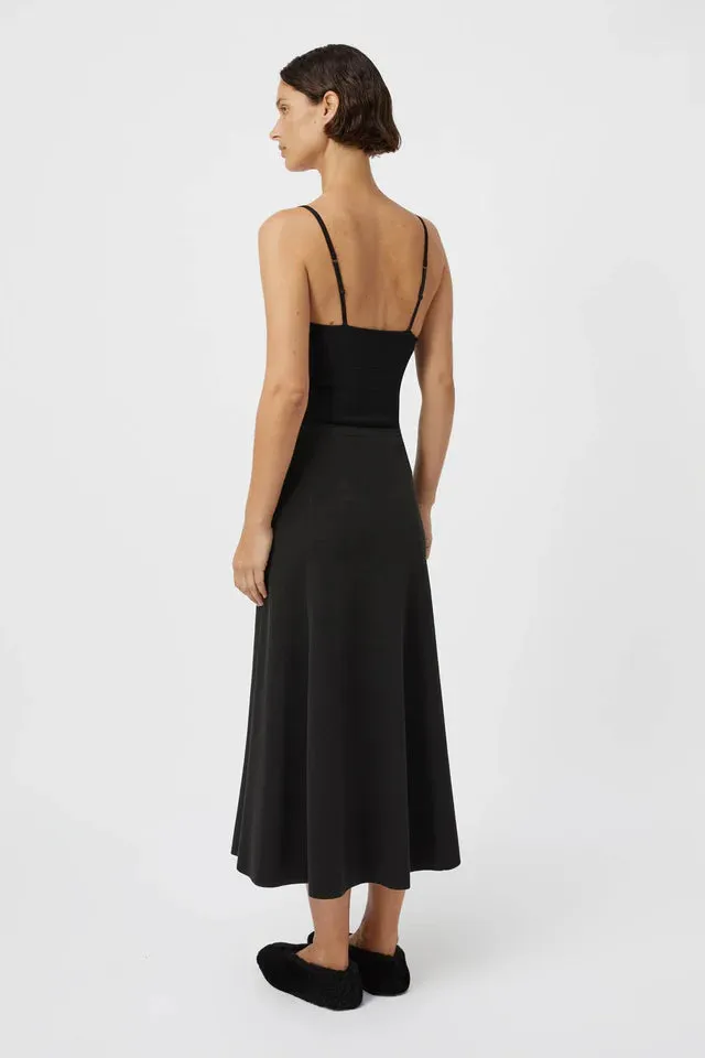 Ophira Midi Skirt Black
