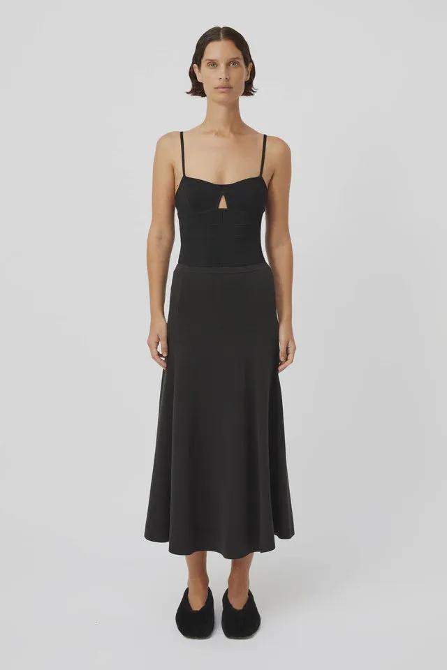 Ophira Midi Skirt Black
