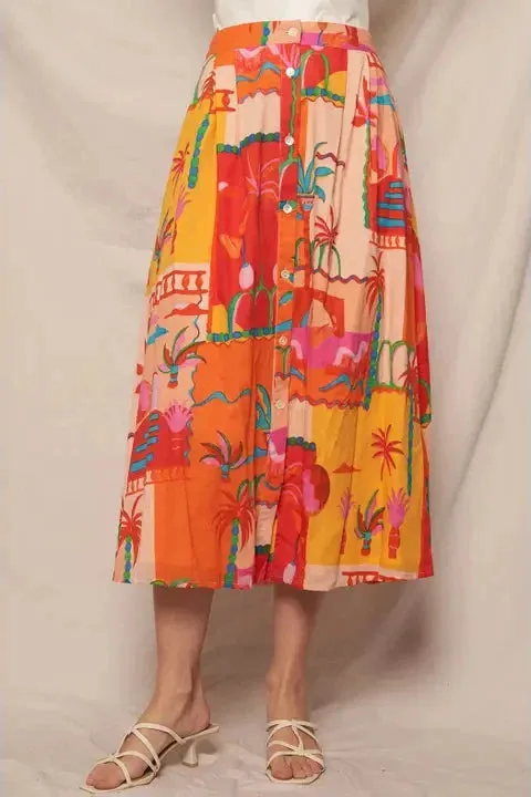 Paradise Midi Skirt