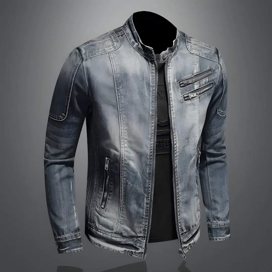 Regan | Retro Denim Jacket