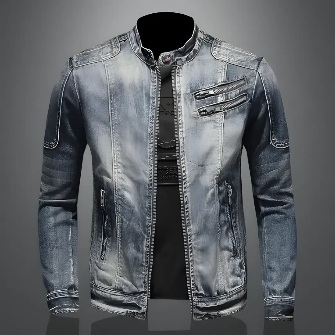 Regan | Retro Denim Jacket
