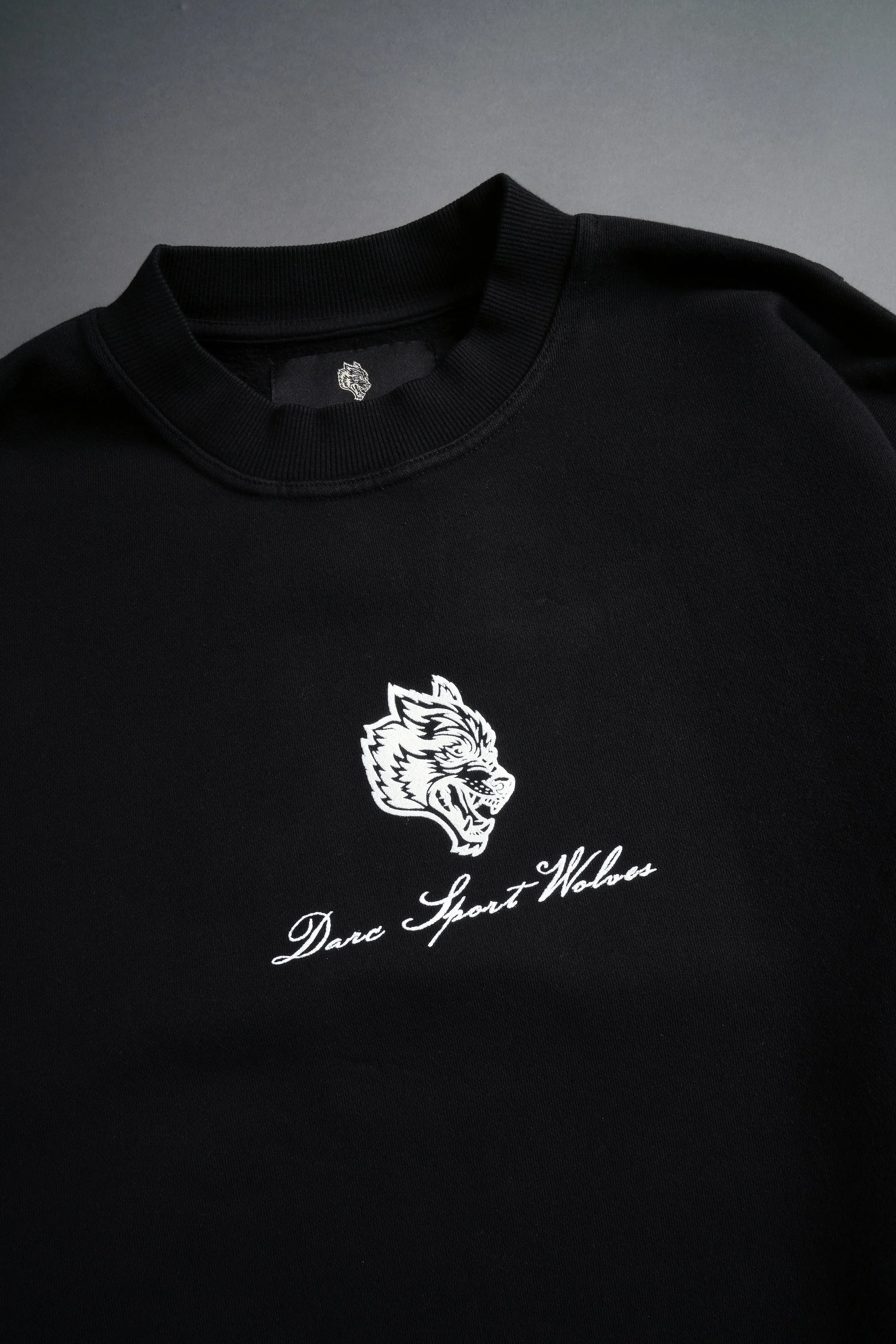 Three Heads Cornell Crewneck in Black