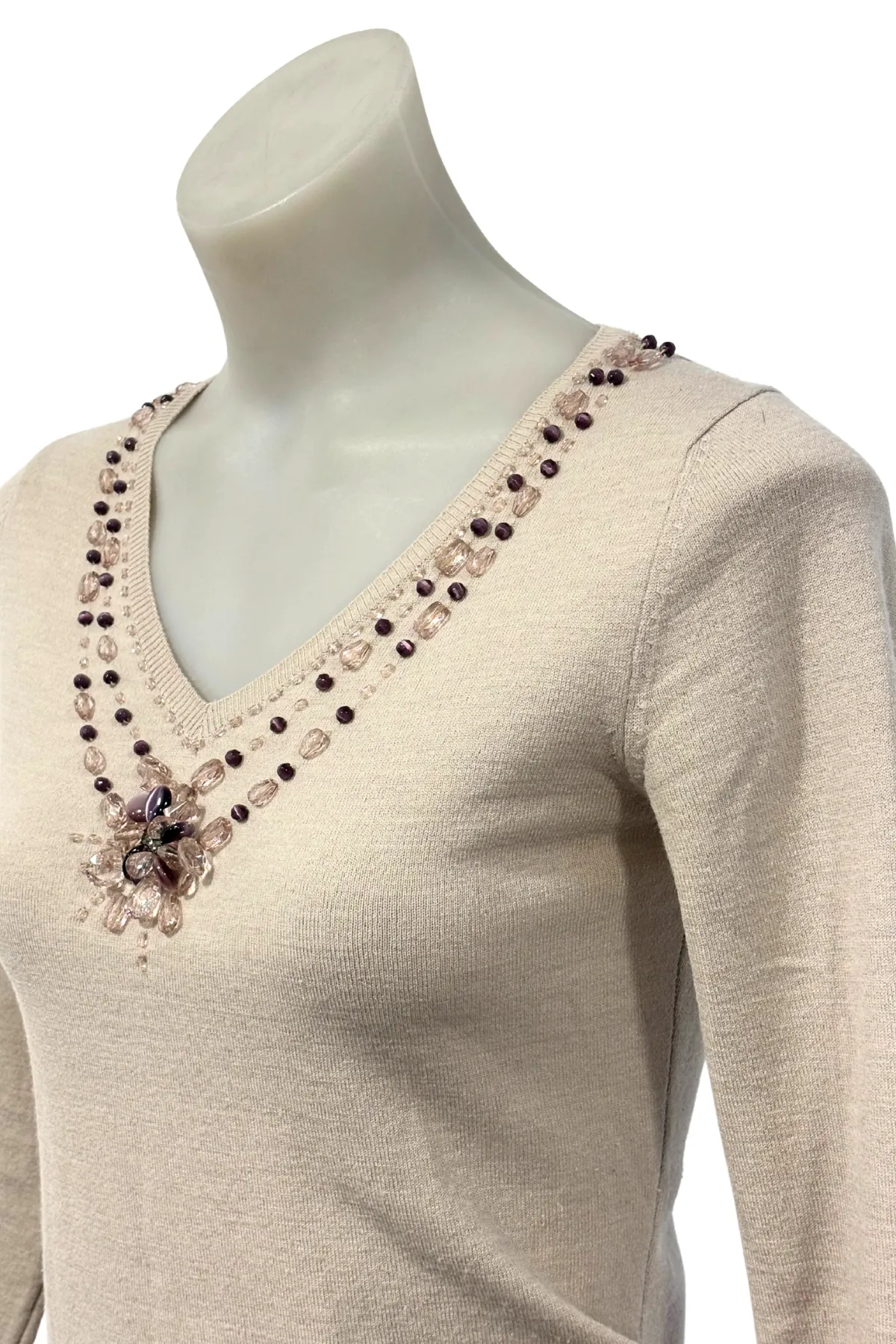 Voice of Voices beaded sweater, XS