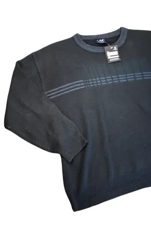 West Coast clothing navy knit jumper, XXL