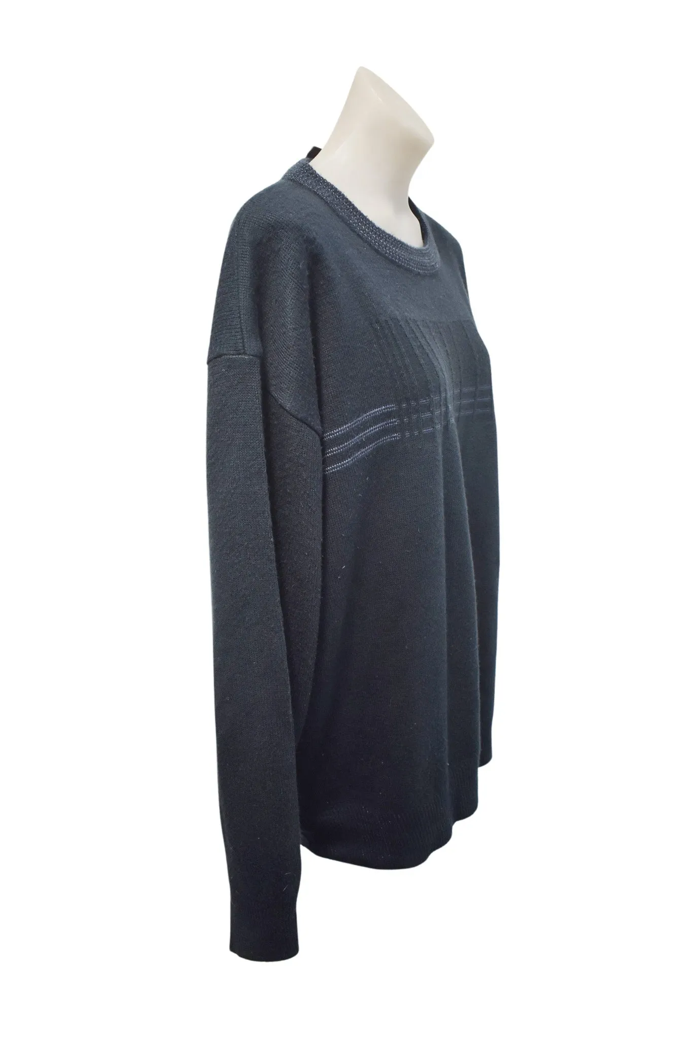 West Coast clothing navy knit jumper, XXL