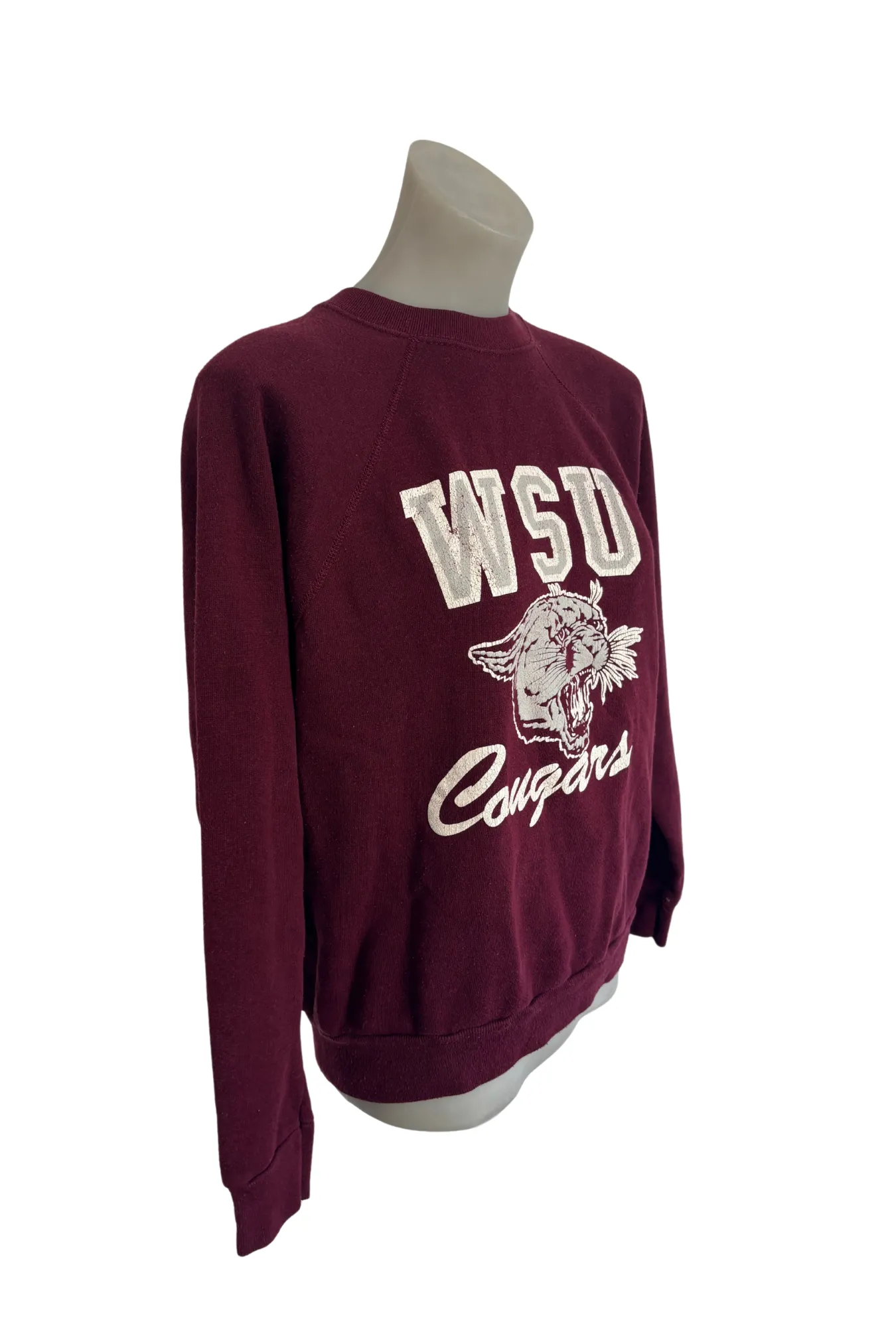 WSU cougar's vintage crewneck, S